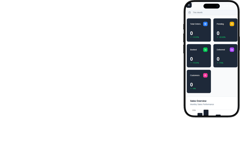 App preview on phone